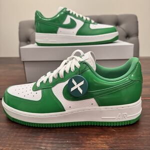 Nike Air Force 1 Low '07 Philadelphia Eagles Kelly Green Patent Shoes